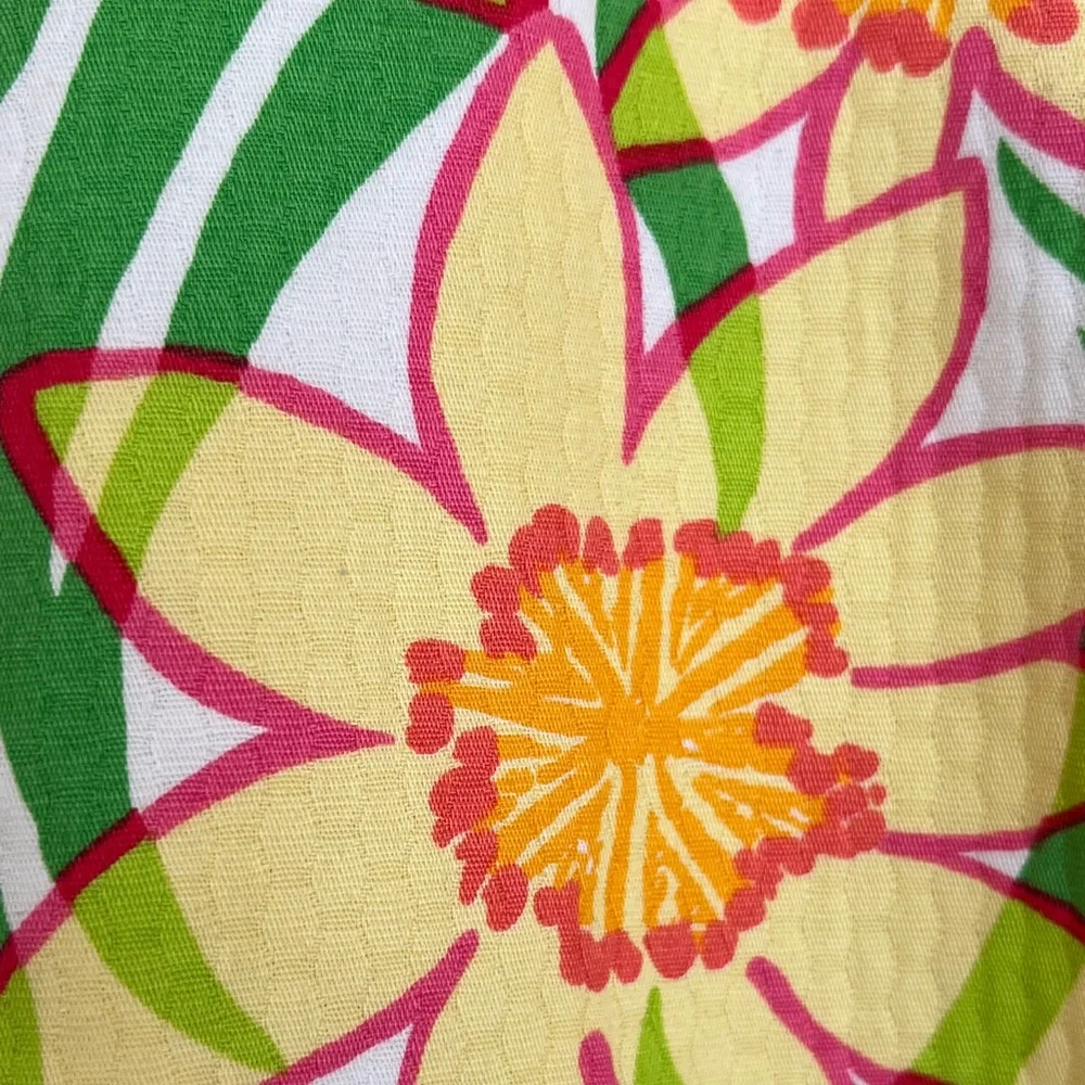 Lilly Pulitzer Summer Strapless Floral Sundress Sweetheart Neckline Fit & Flare - Picture 7 of 11